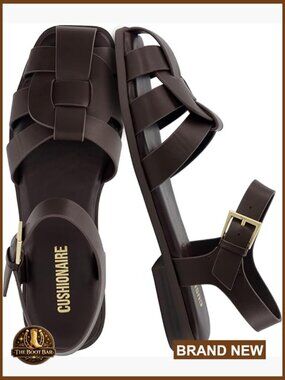 Closed Toe Fisherman Sandals - Flat Dressy Comfortable Sandals with Adjustable